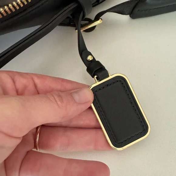 Tumi Black Leather Backpack - Picture 7 of 10